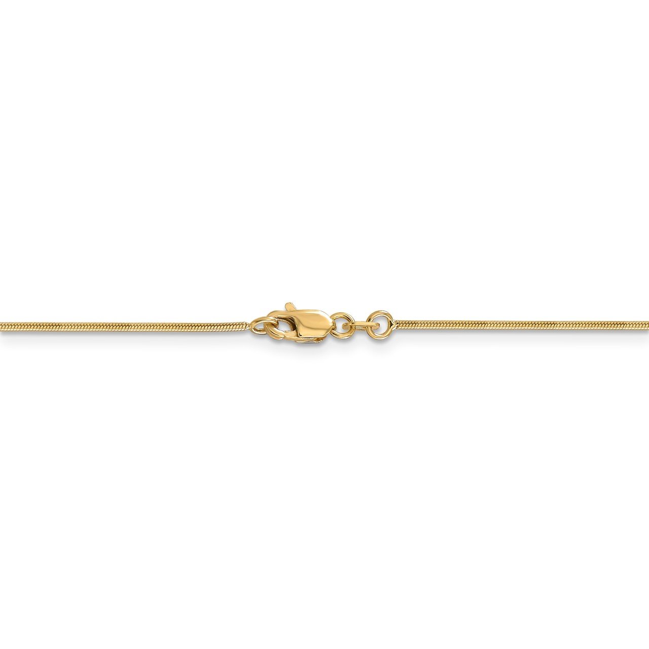 14k .90mm Round Snake Chain-2