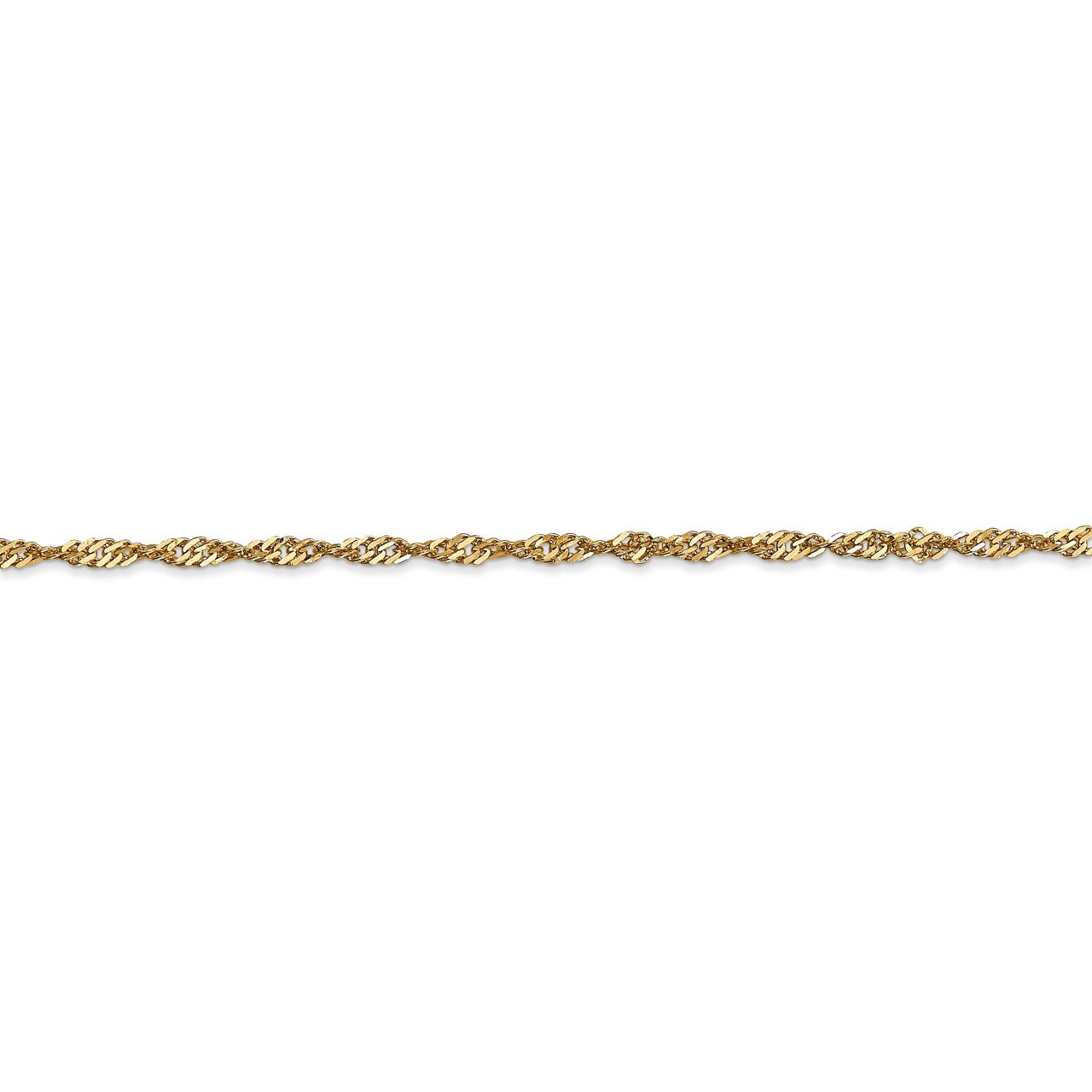 14k 2mm Singapore Chain-1
