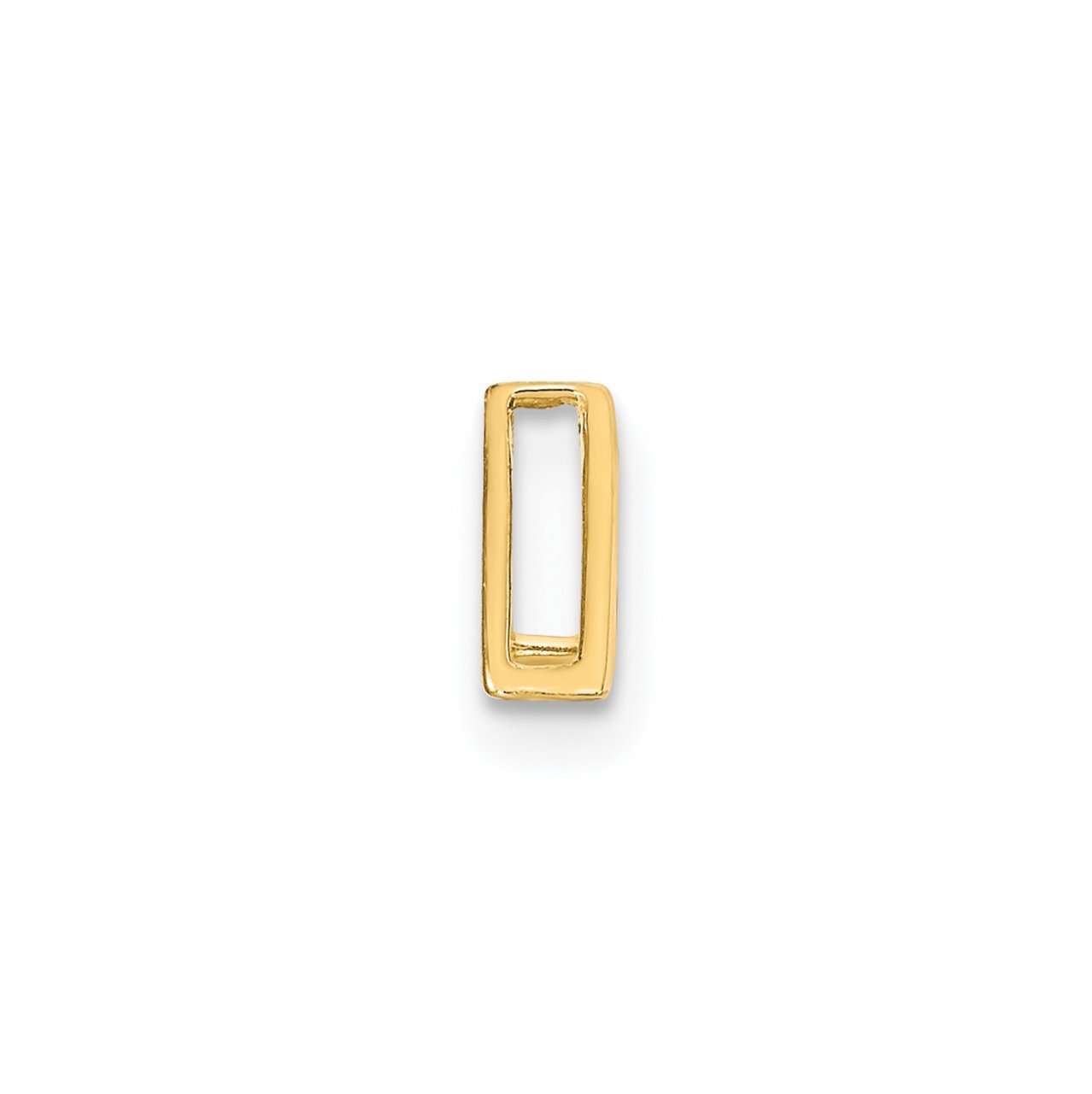 14k Polished Triangle Chain Slide-1