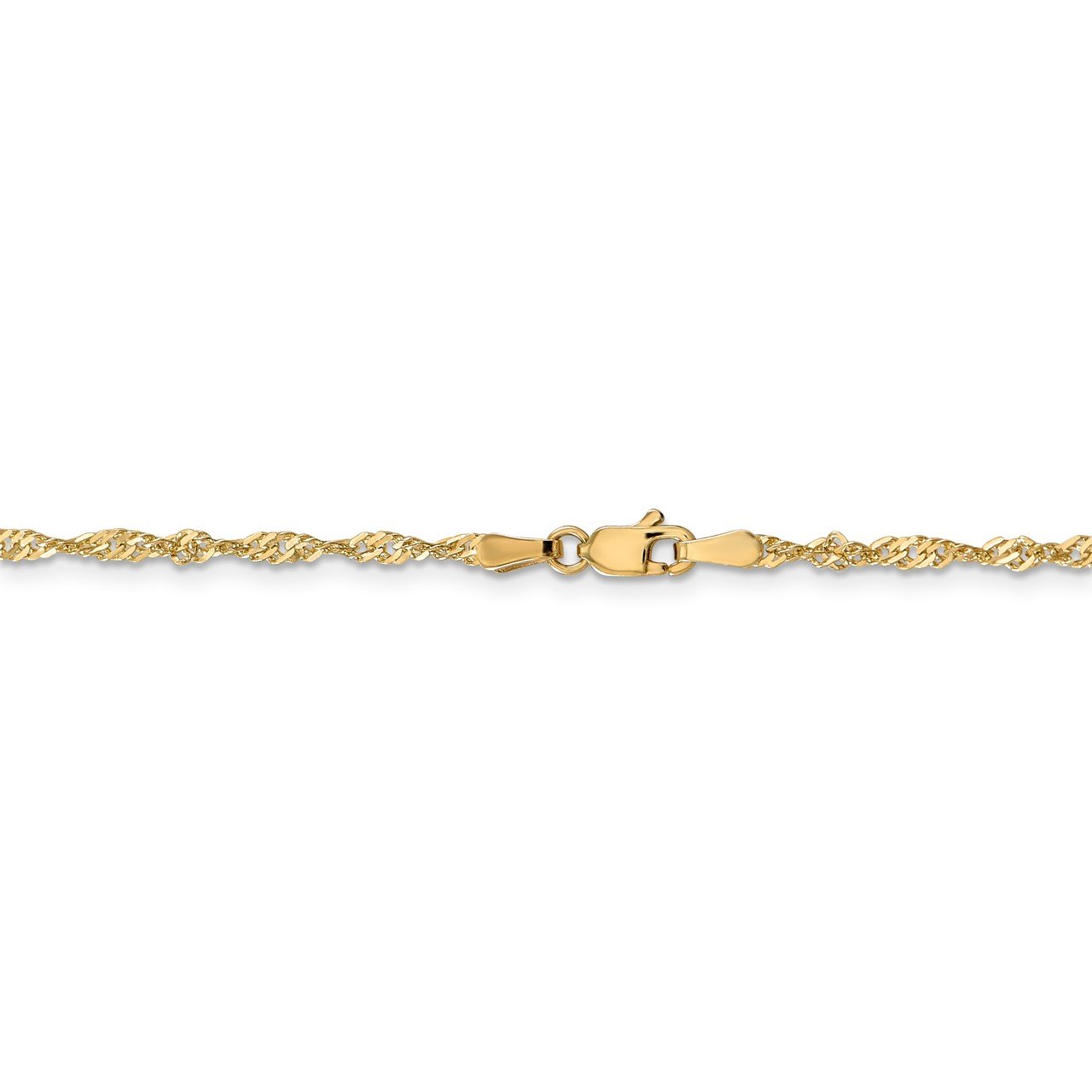 14k 2mm Singapore Chain-2