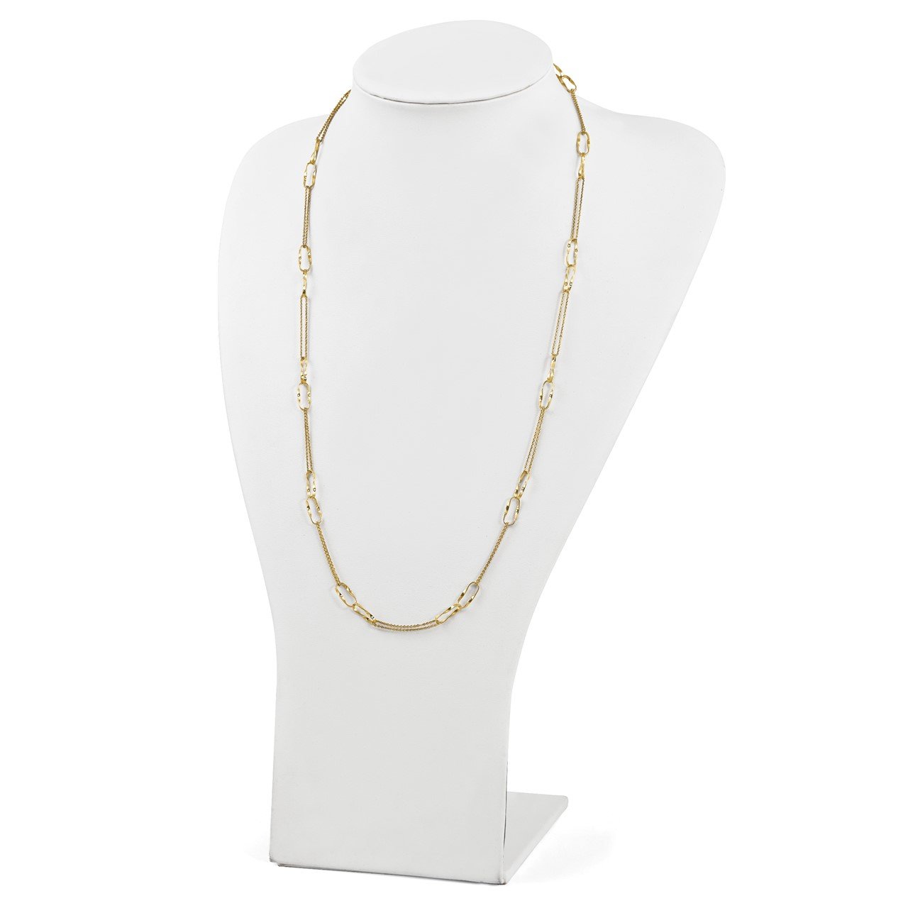 Leslie's 14K Polished Fancy Link Necklace-2