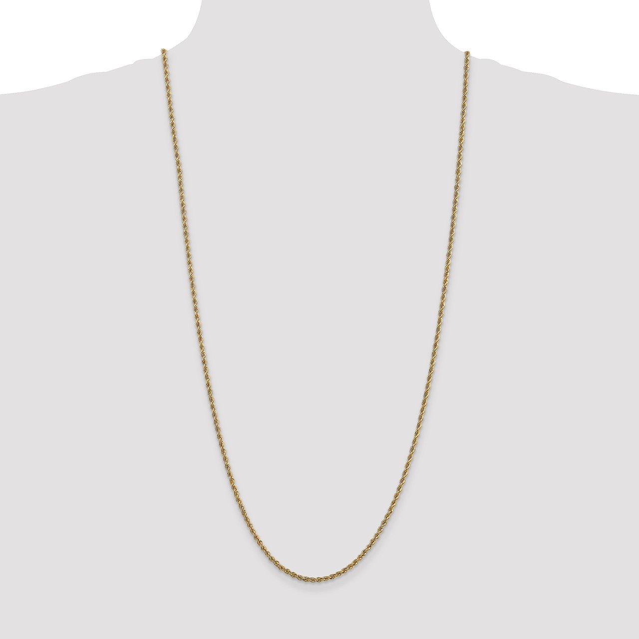 Leslie's 14K 2.5mm Solid Regular Rope Chain-1