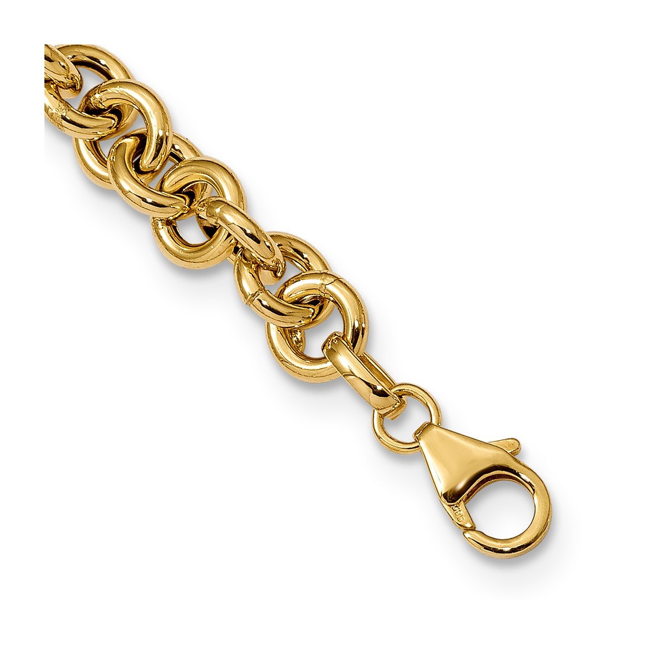 Leslie's 14K Polished Fancy Link Necklace-1