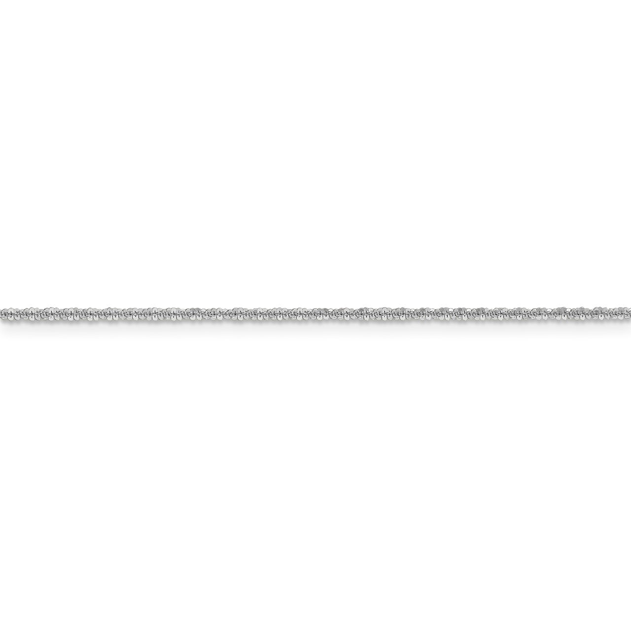 Leslie's 14K White Gold 1.5mm Cyclone Chain-2