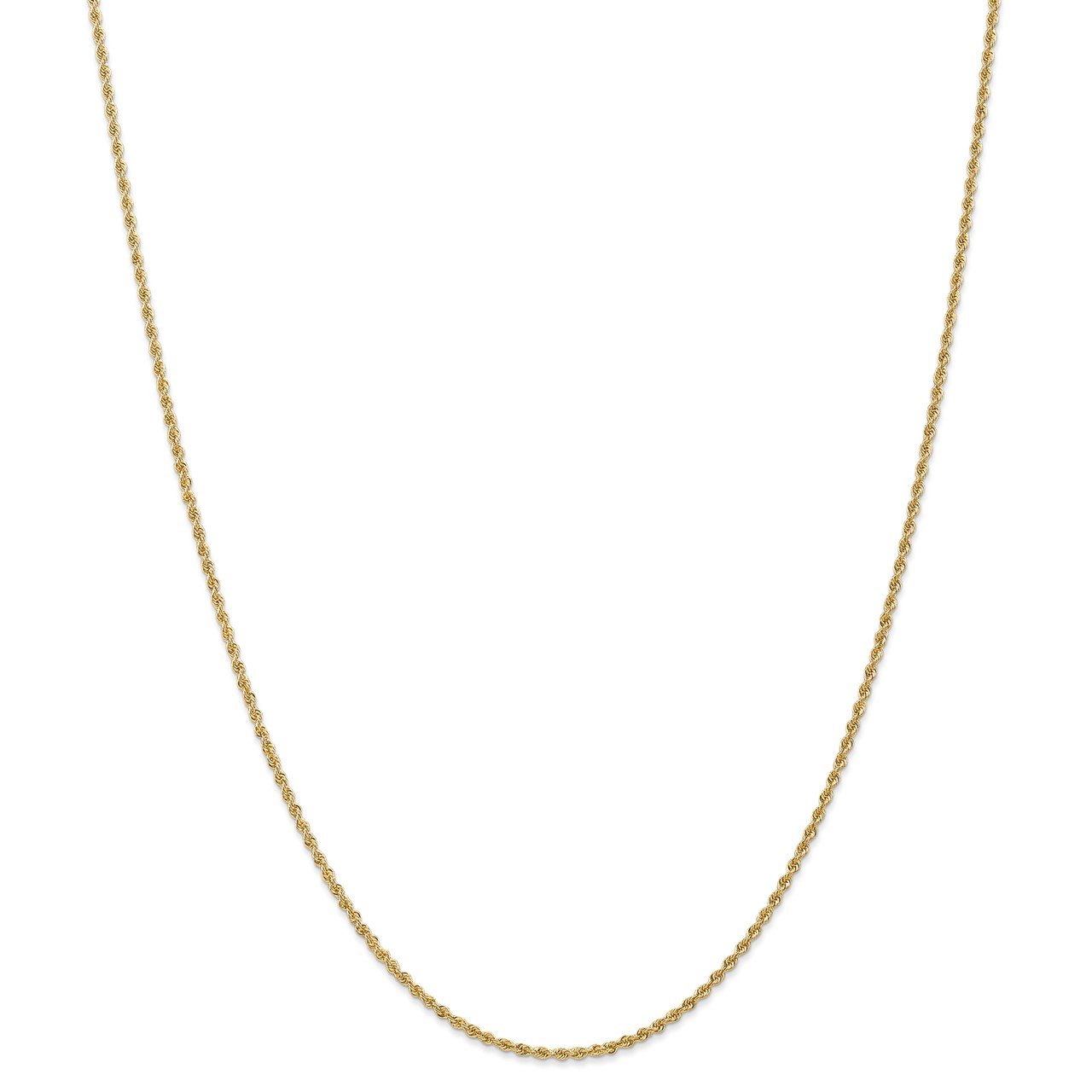 Leslie's 14K 1.8mm Solid Regular Rope Chain