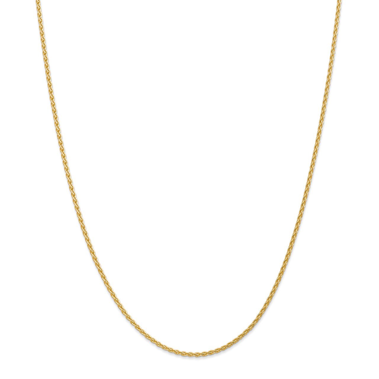 14k 1.75mm Parisian Wheat Chain