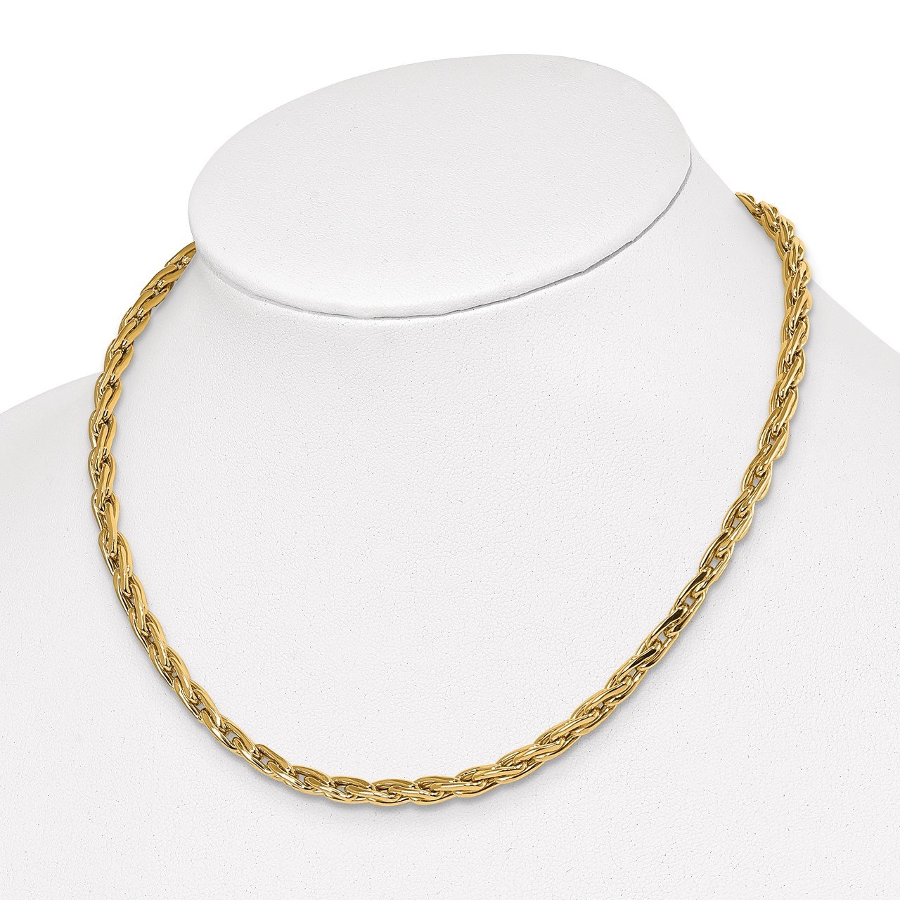 Leslie's 14K Polished Fancy Link Necklace-2