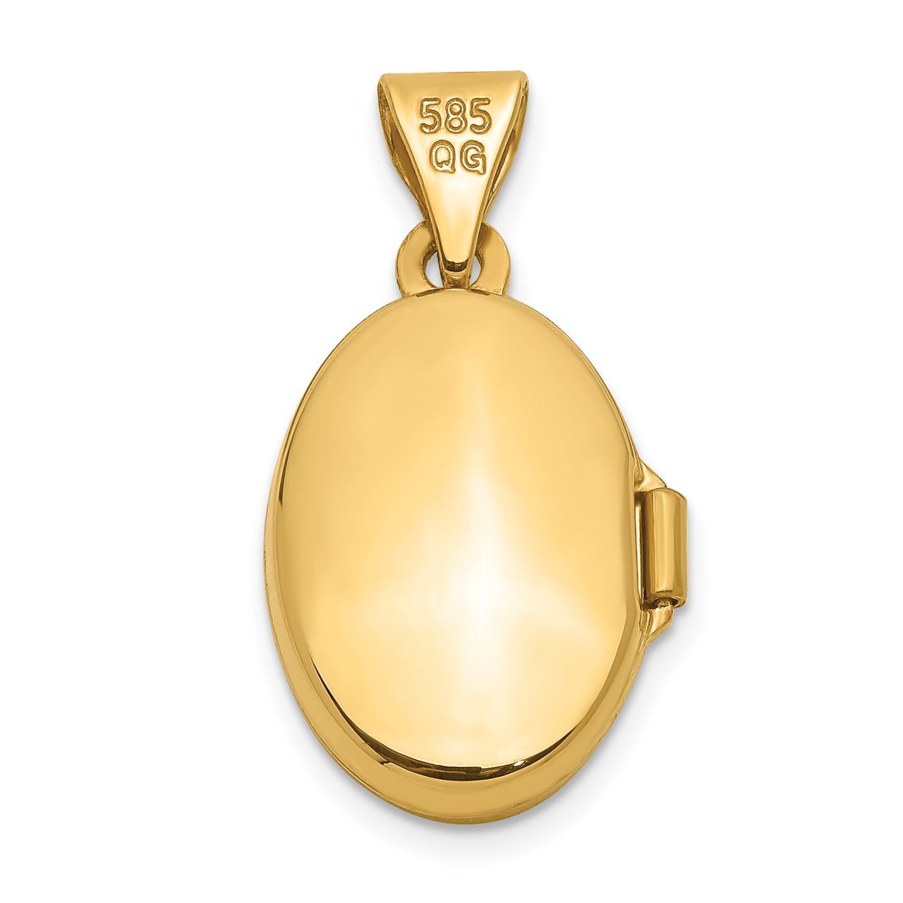 14k Floral and Butterfly Locket-2