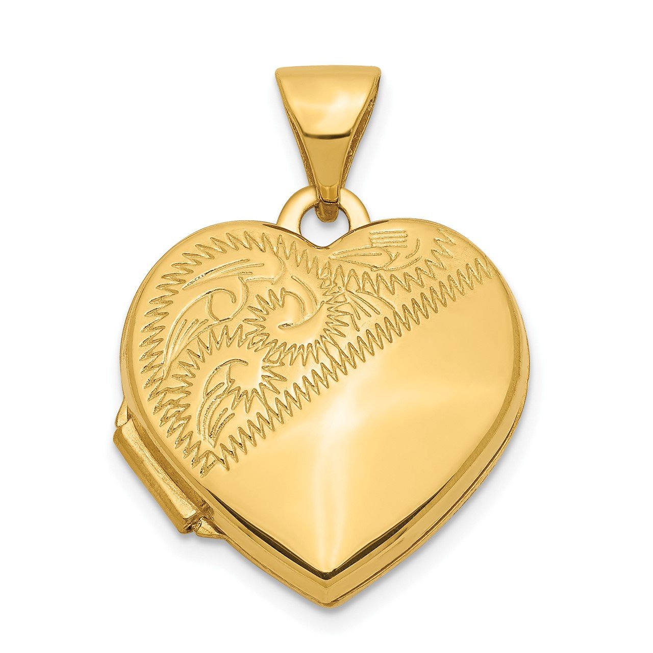 14k 15mm Heart Locket