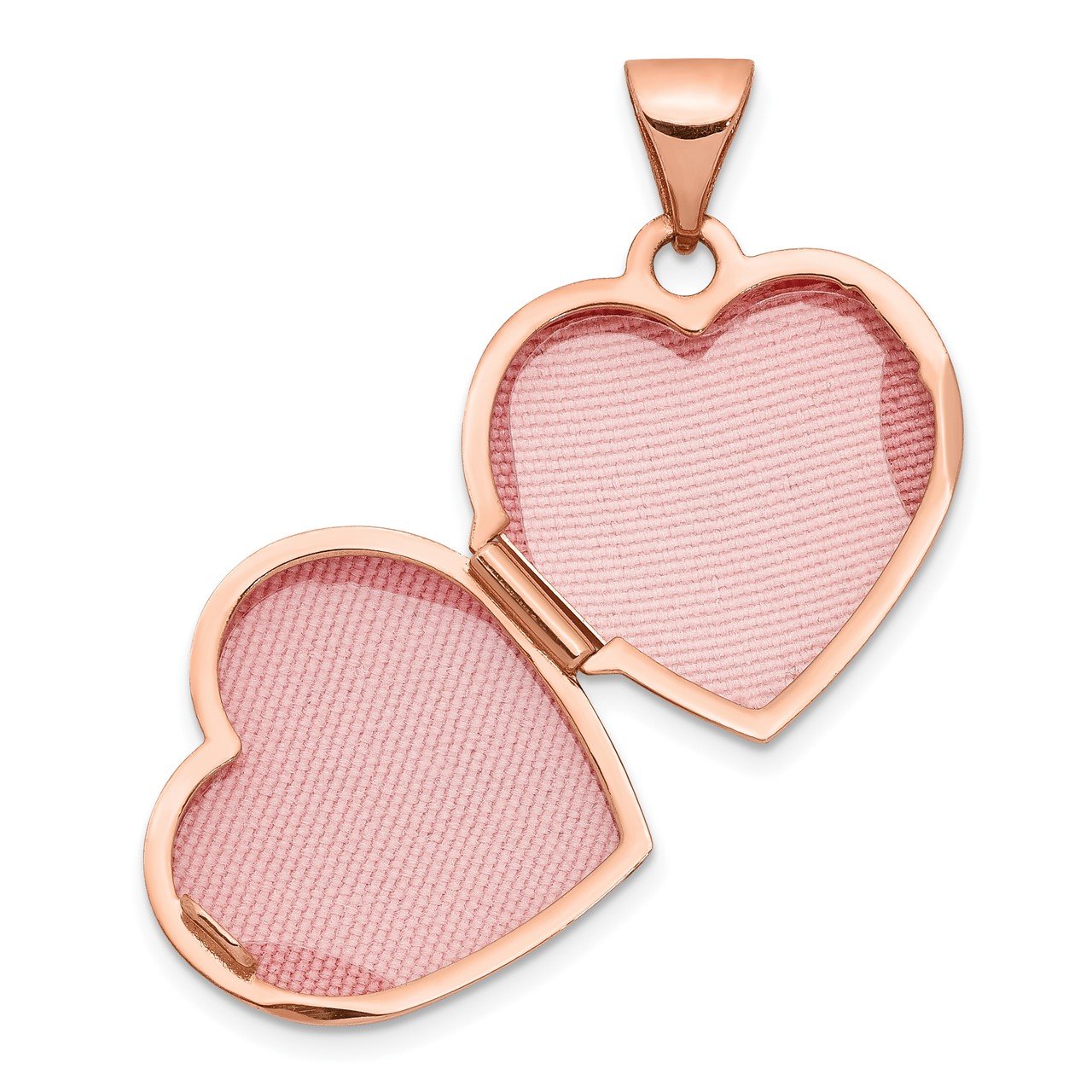 14k Rose Gold 15mm Heart Locket-3