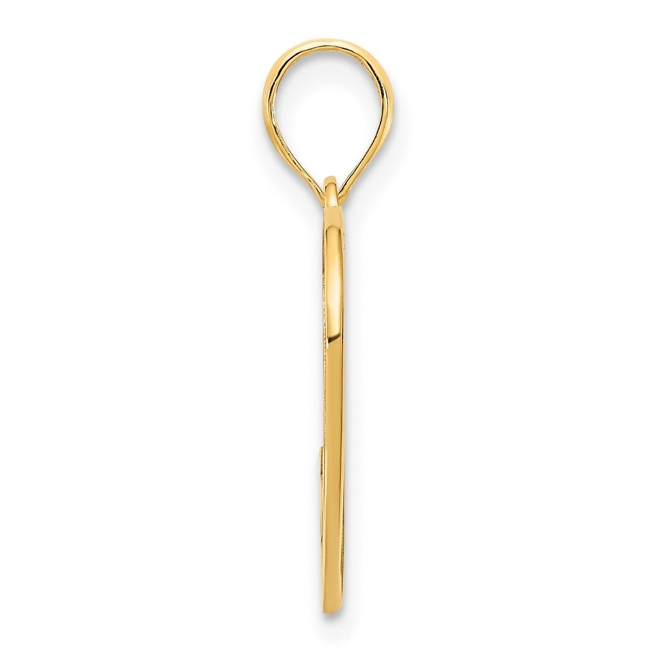 14ky Infinity Heart Charm-1