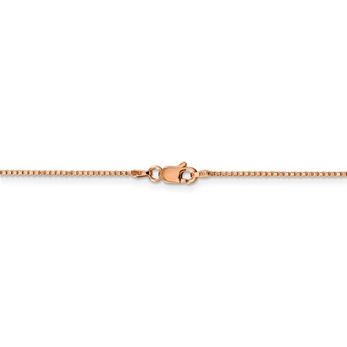 14k Rose Gold 1.0mm Box Chain-1