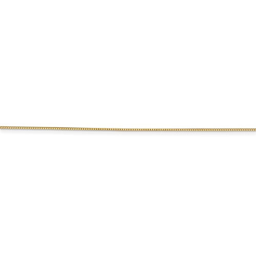 14k .7mm Box with Spring Ring Clasp Chain-1