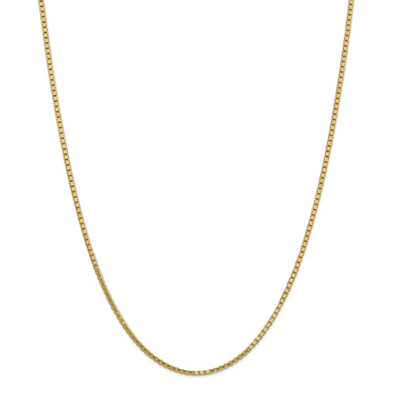 14k 1.9mm Box Chain