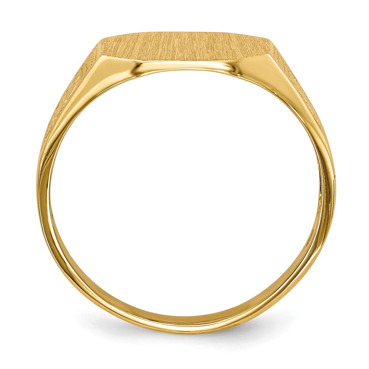 14k 9.0x11.0mm Open Back Signet Ring-1