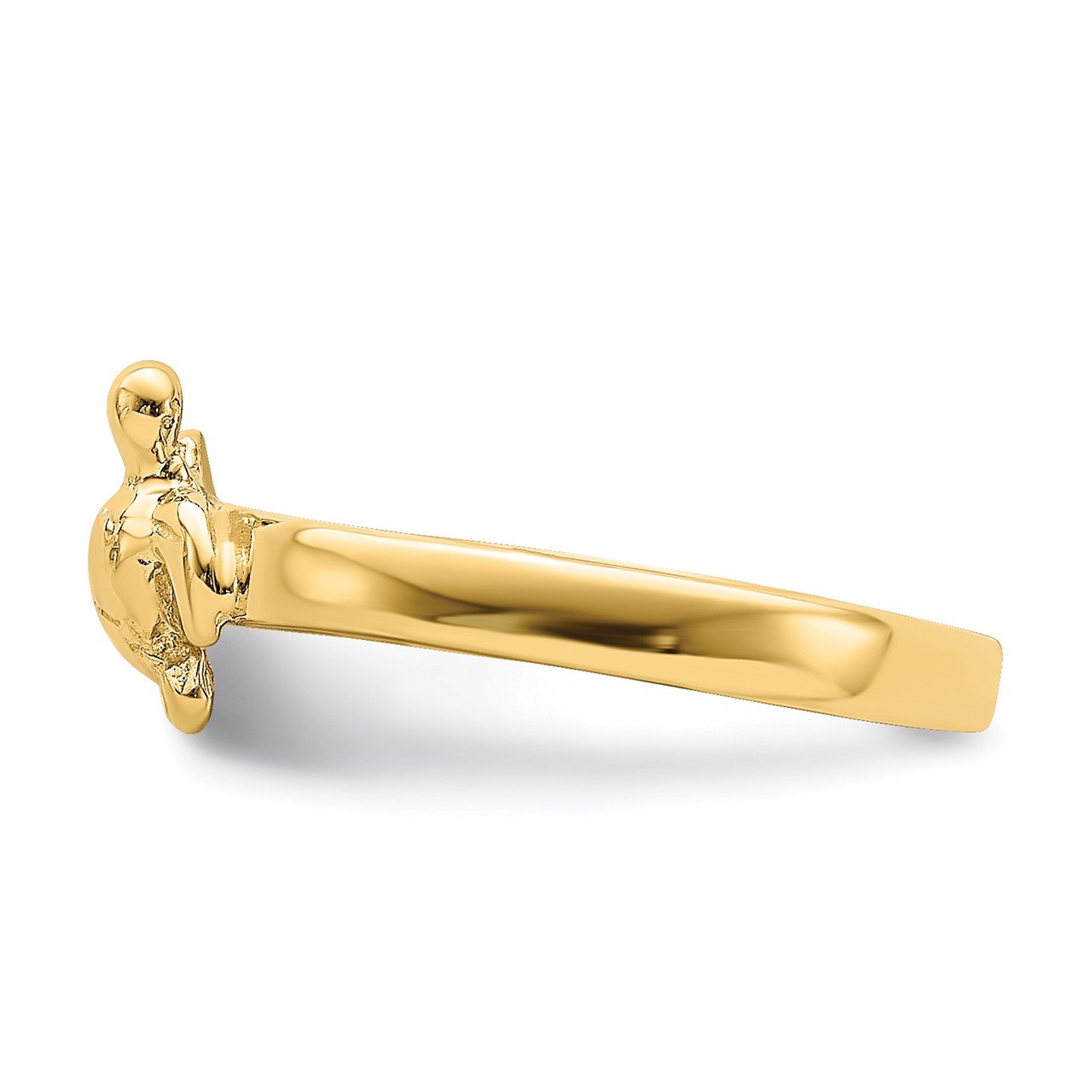 14k Adjustable Sea Turtle Toe Ring-3