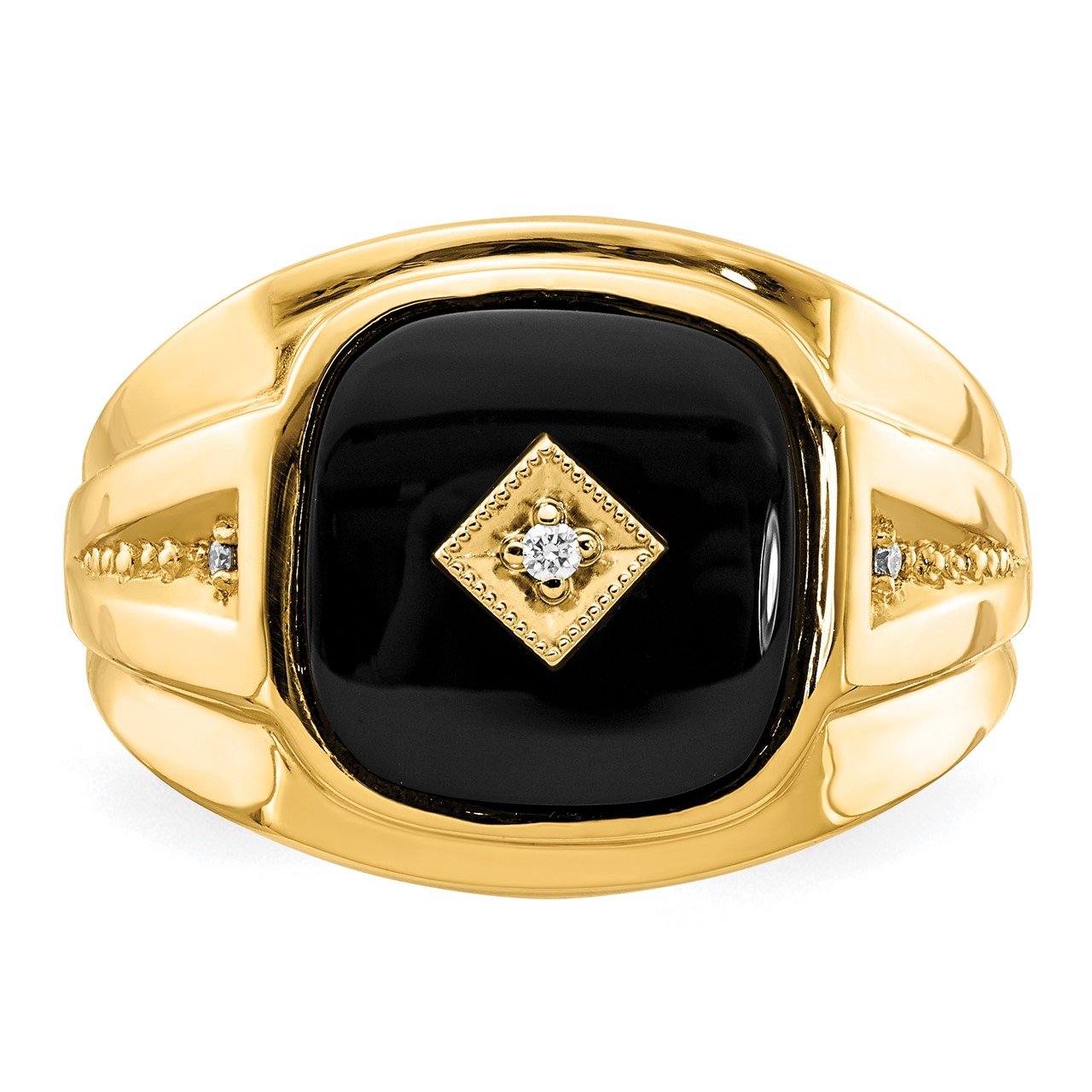 14k AA Diamond Men's Ring-4