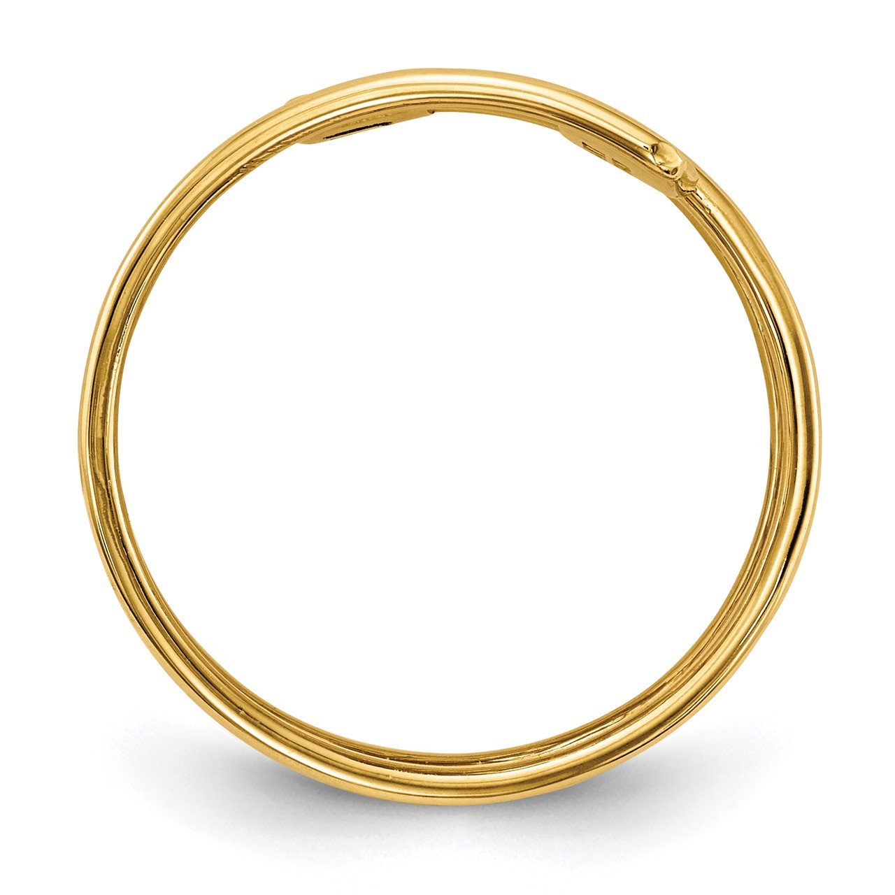 Leslie's 14K Polished Cut-out Adjustable Wrap Ring-1