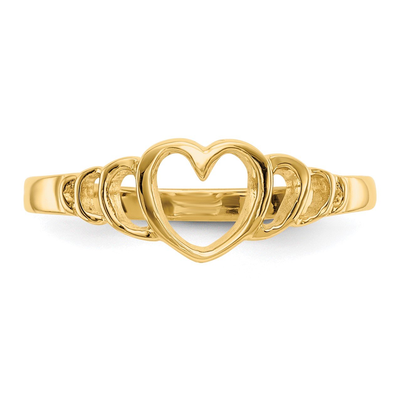 14k Children's Heart Ring-4