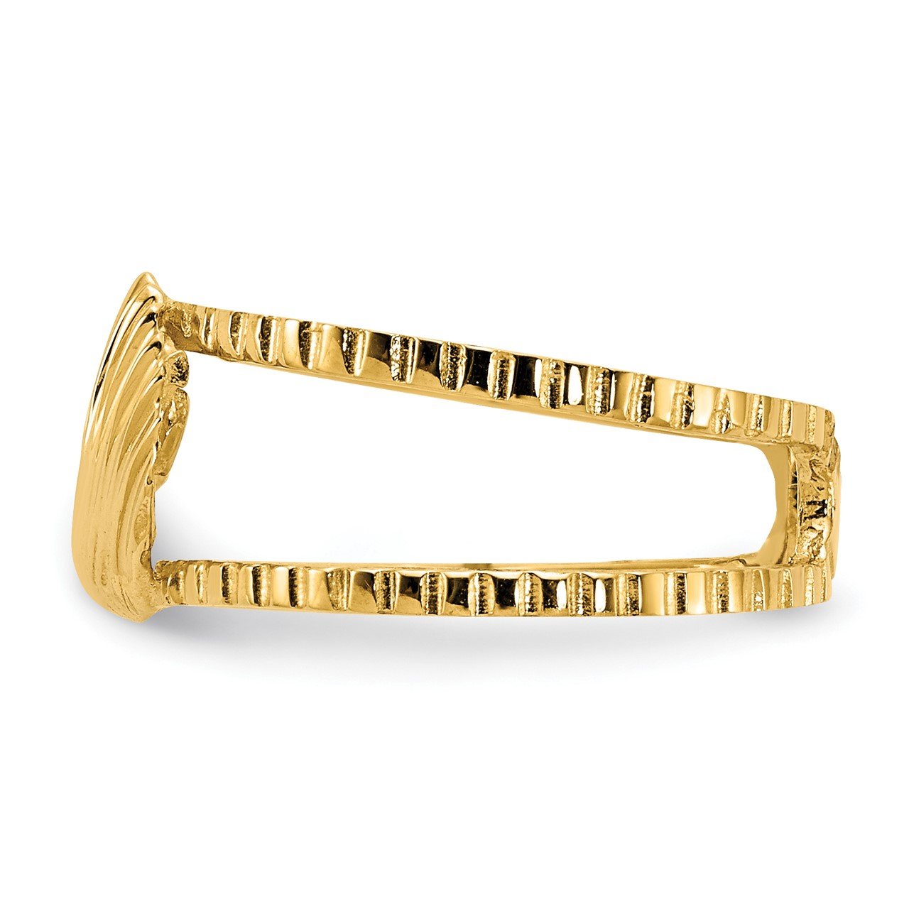 14k Sea Shell Toe Ring-2