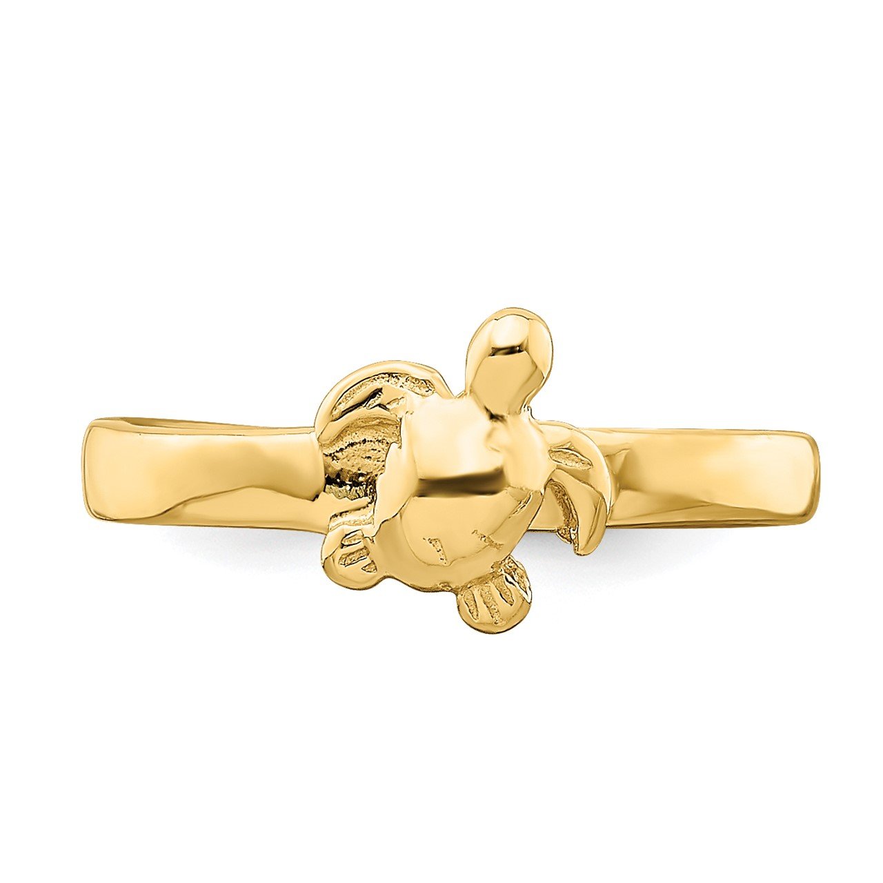 14k Adjustable Sea Turtle Toe Ring-4