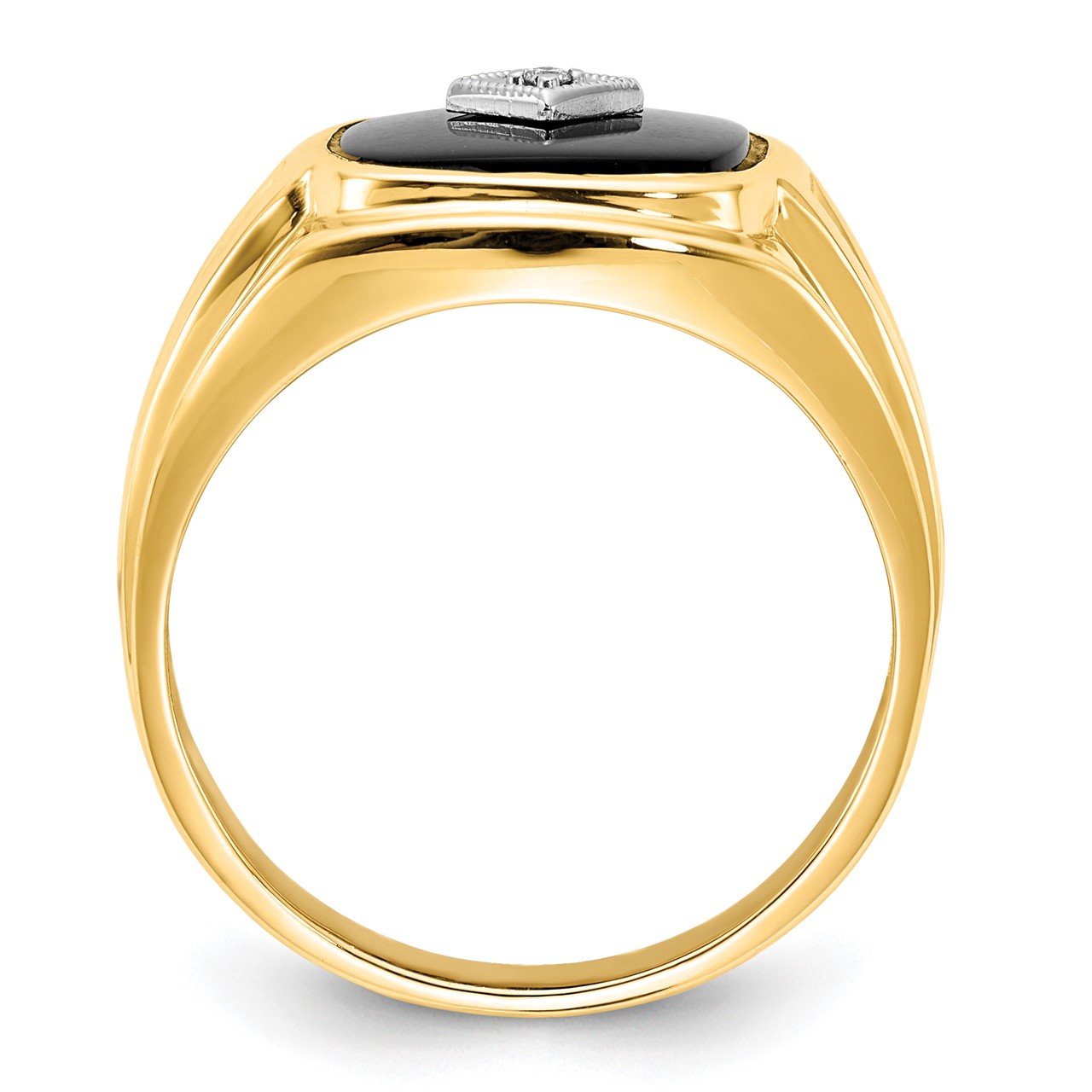 14k AA Diamond Men's Ring-1