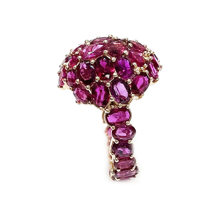 14k Rose Gold Pink Sapphire Ring-0